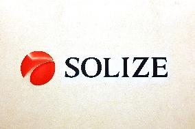 SOLIZE exterior, logo and signage
